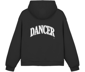 Dancer Hoodie back print - Fluffy Boxcut Hoodie