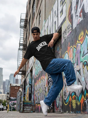 Dancer T-shirt front print - Organic Basic Shirt