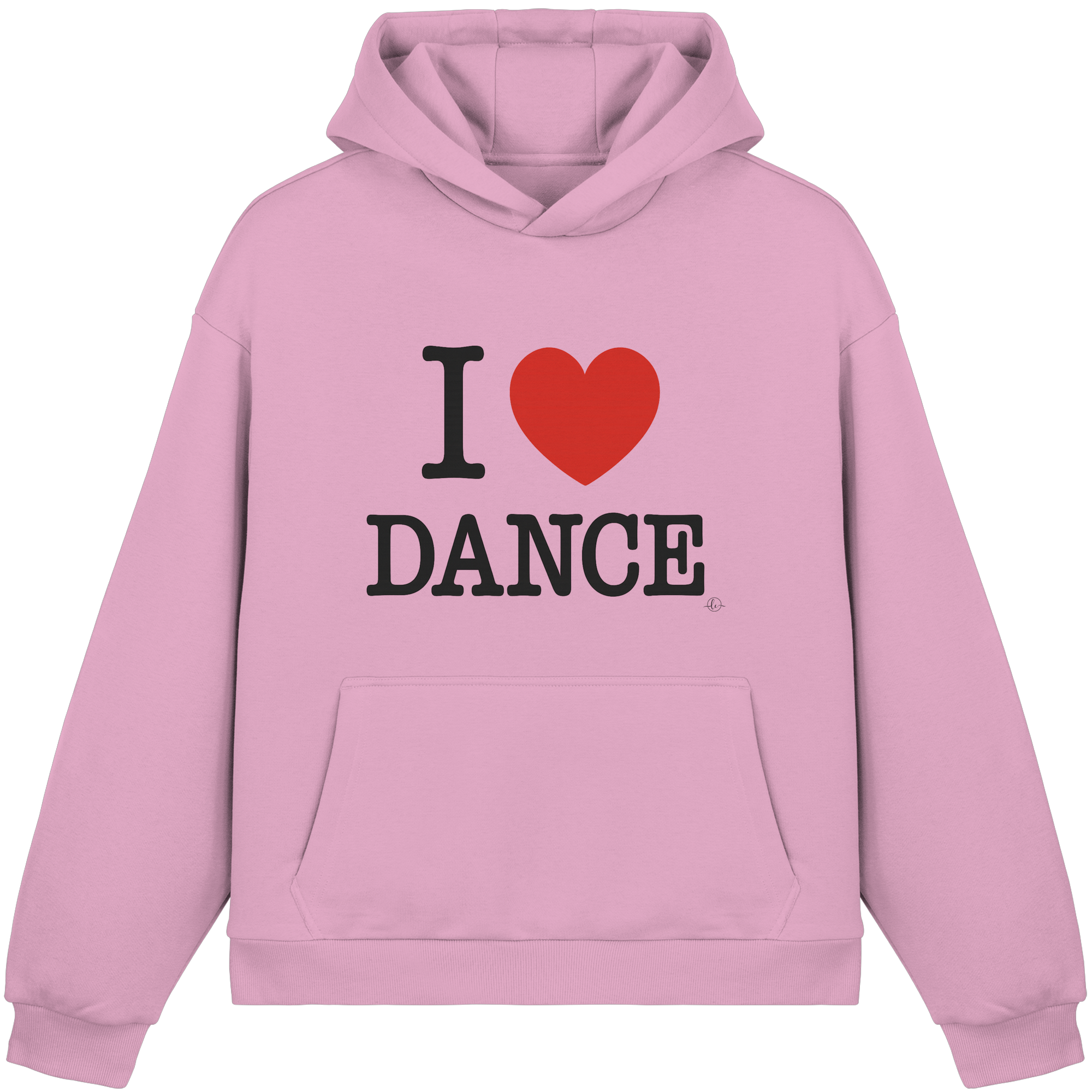 I love dance Hoodie  - Fluffy Boxcut Hoodie