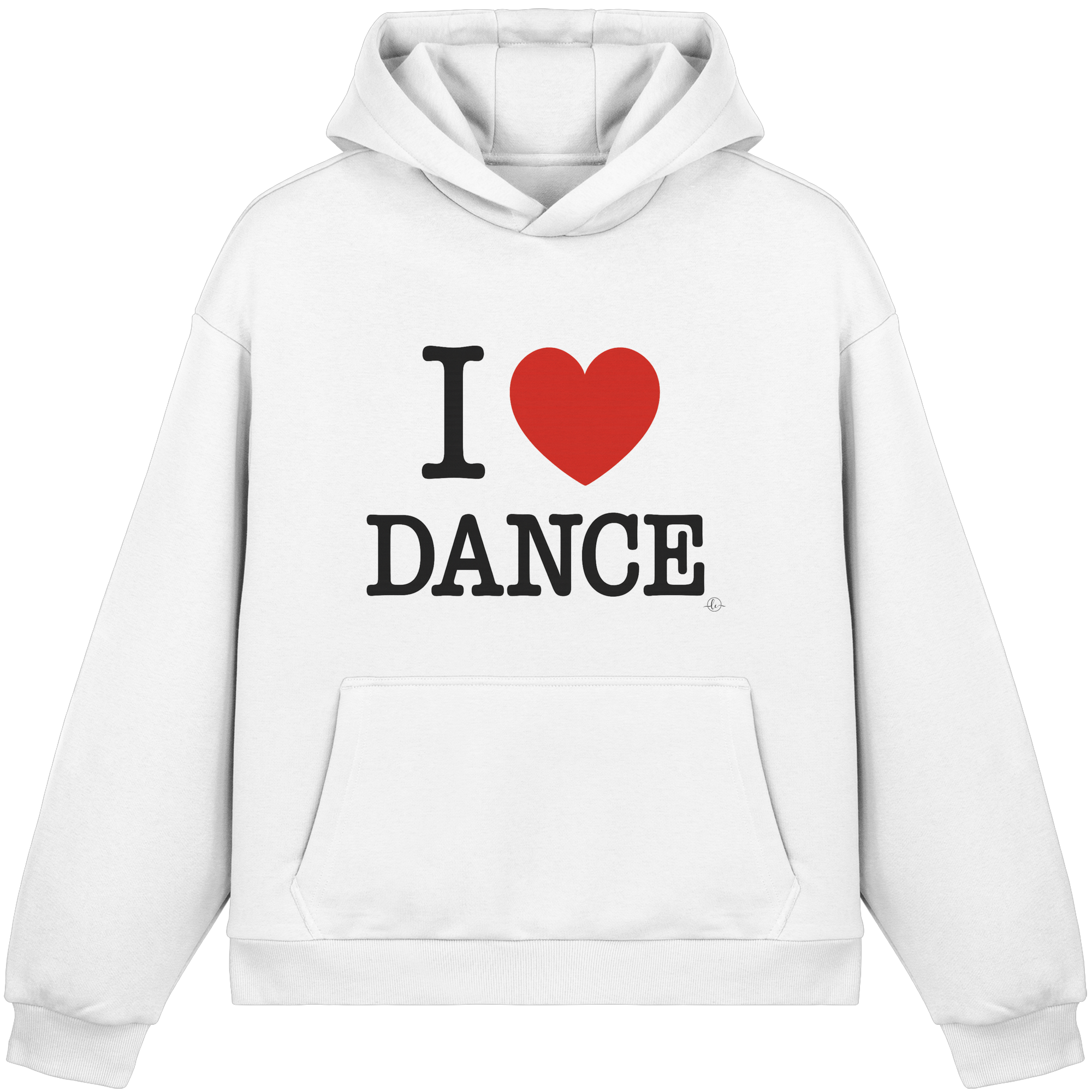 I love dance Hoodie  - Fluffy Boxcut Hoodie