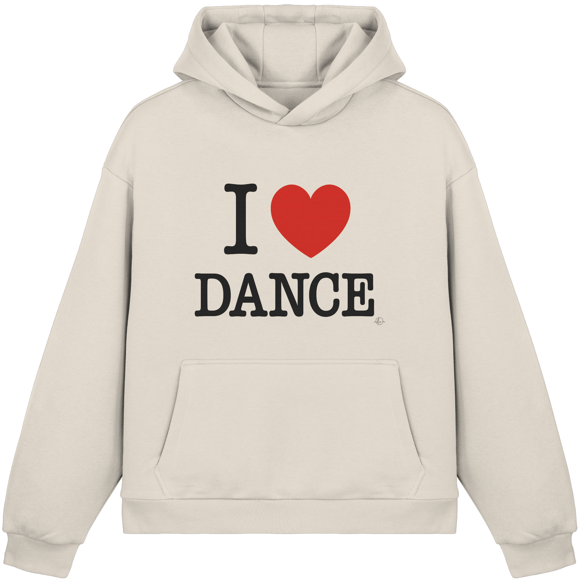 I love dance Hoodie  - Fluffy Boxcut Hoodie